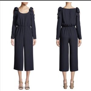 Club Monaco Ellizah Tie Cold-Shoulder Jumpsuit